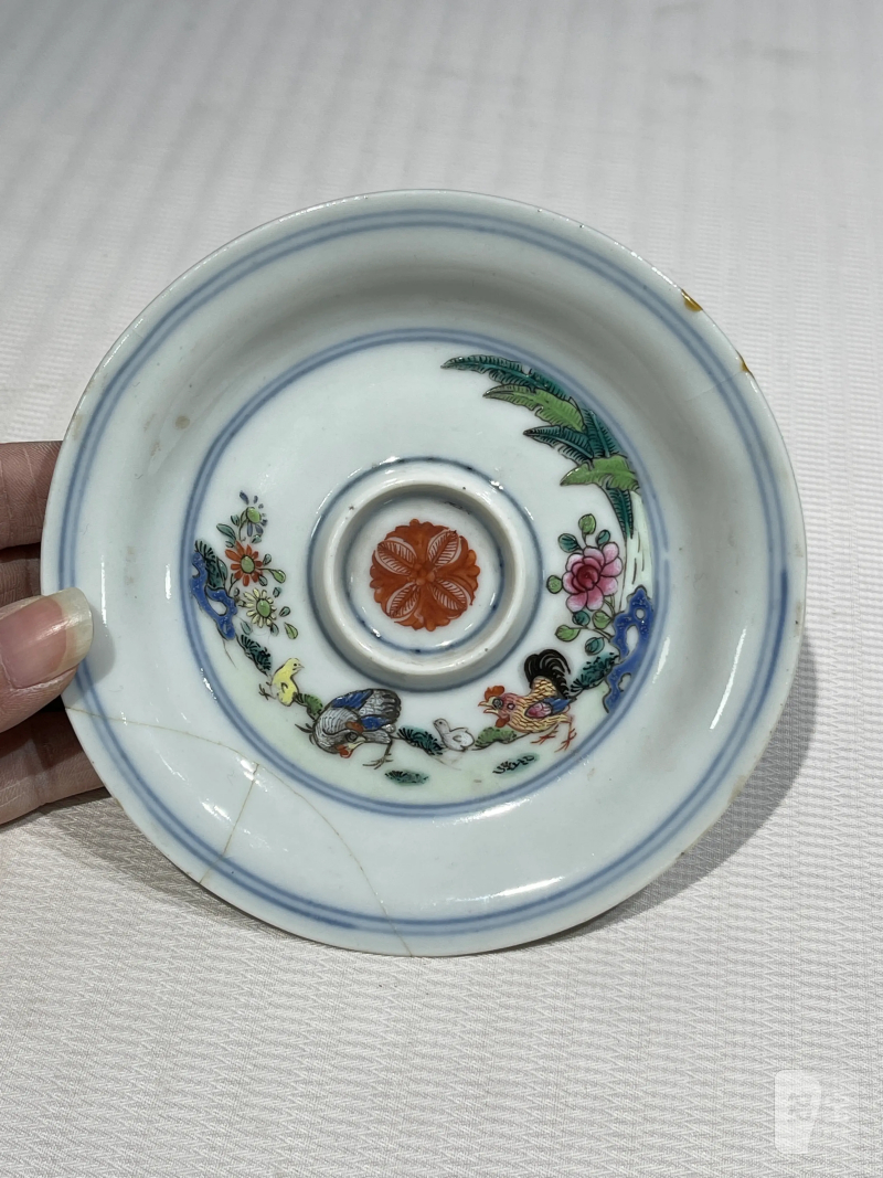 清代 粉彩盘一组十二件 - 图5